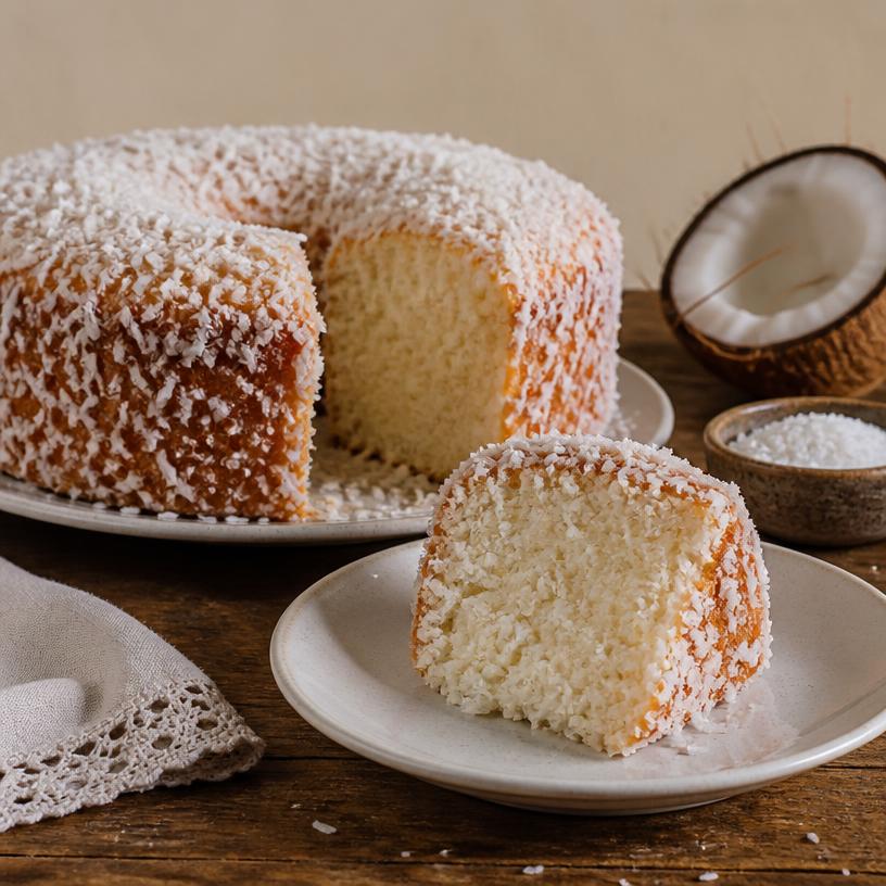 Bolo caseiro de Coco