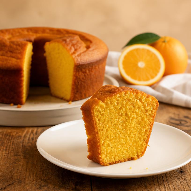 Bolo caseiro de Laranja
